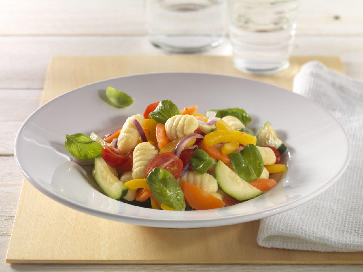 gnocchi-mit-basilikumgemuese Gnocchi mit Basilikumgemüse - BCM Diät Rezepte.ch