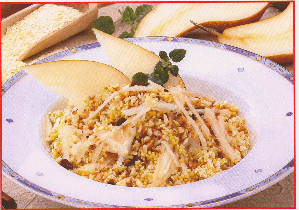 hirsebrei-mit-birnen Hirsebrei mit Birnen - BCM Diät Rezepte.ch