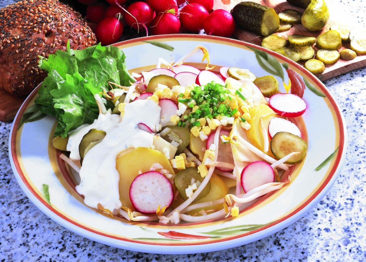 kartoffel-ei-salat Kartoffel-Ei-Salat - BCM Diät Rezepte.ch