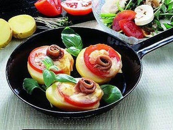 kartoffelhaelften-mit-tomaten_1 Kartoffelhälften mit Tomaten - BCM Diät Rezepte.ch