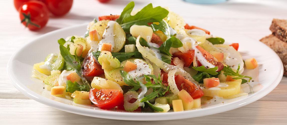 rezept_intro_blog_desktop Fenchel-Kartoffel-Salat mit Kirschtomaten und Gorgonzoladressing - BCM Diät Rezepte.ch