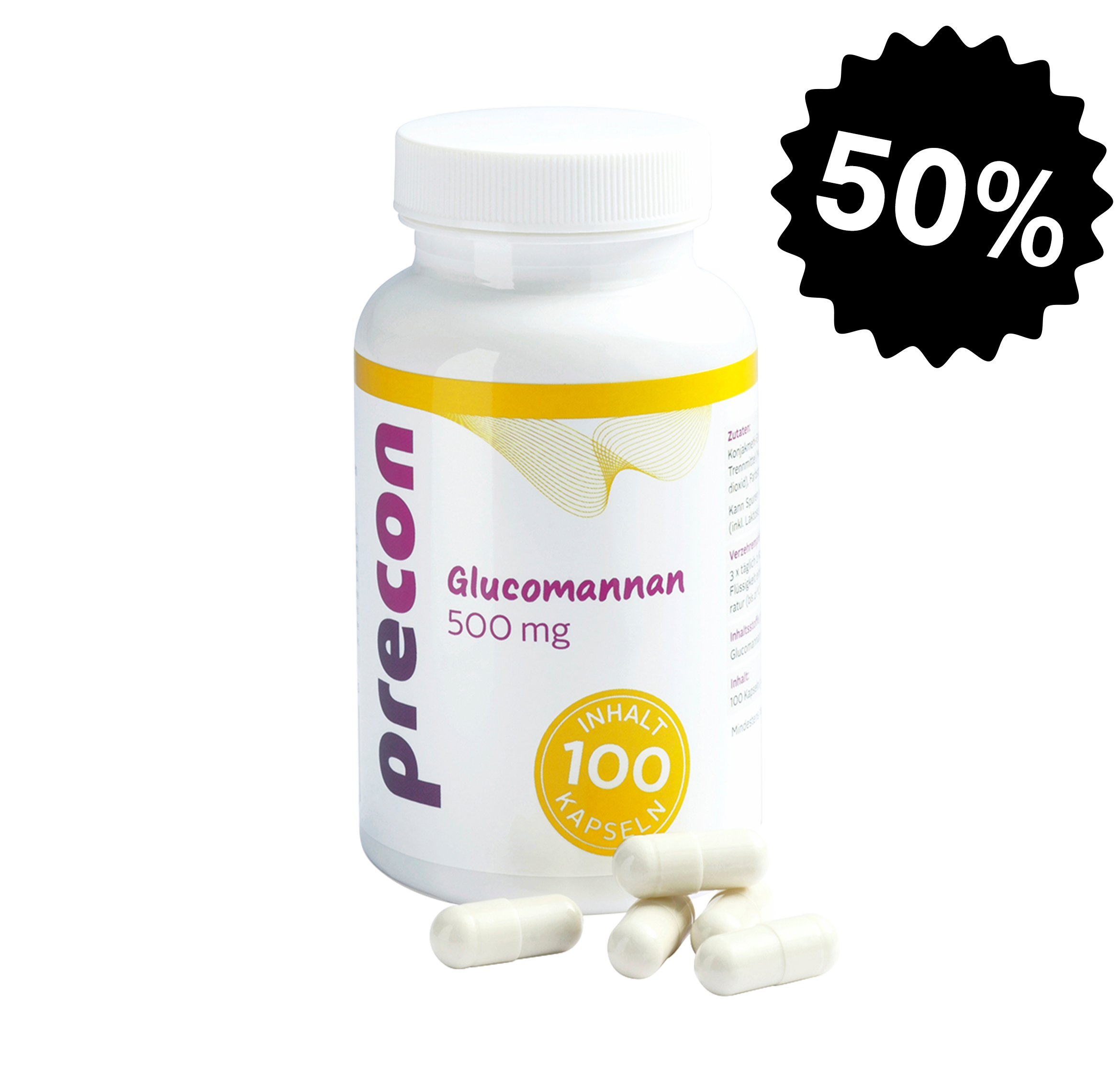 Glucomannano 500 capsule